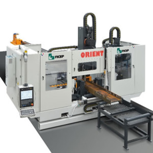 Ficep Orient 12 Model 1201DD Single-Double Spindle CNC Drill Line